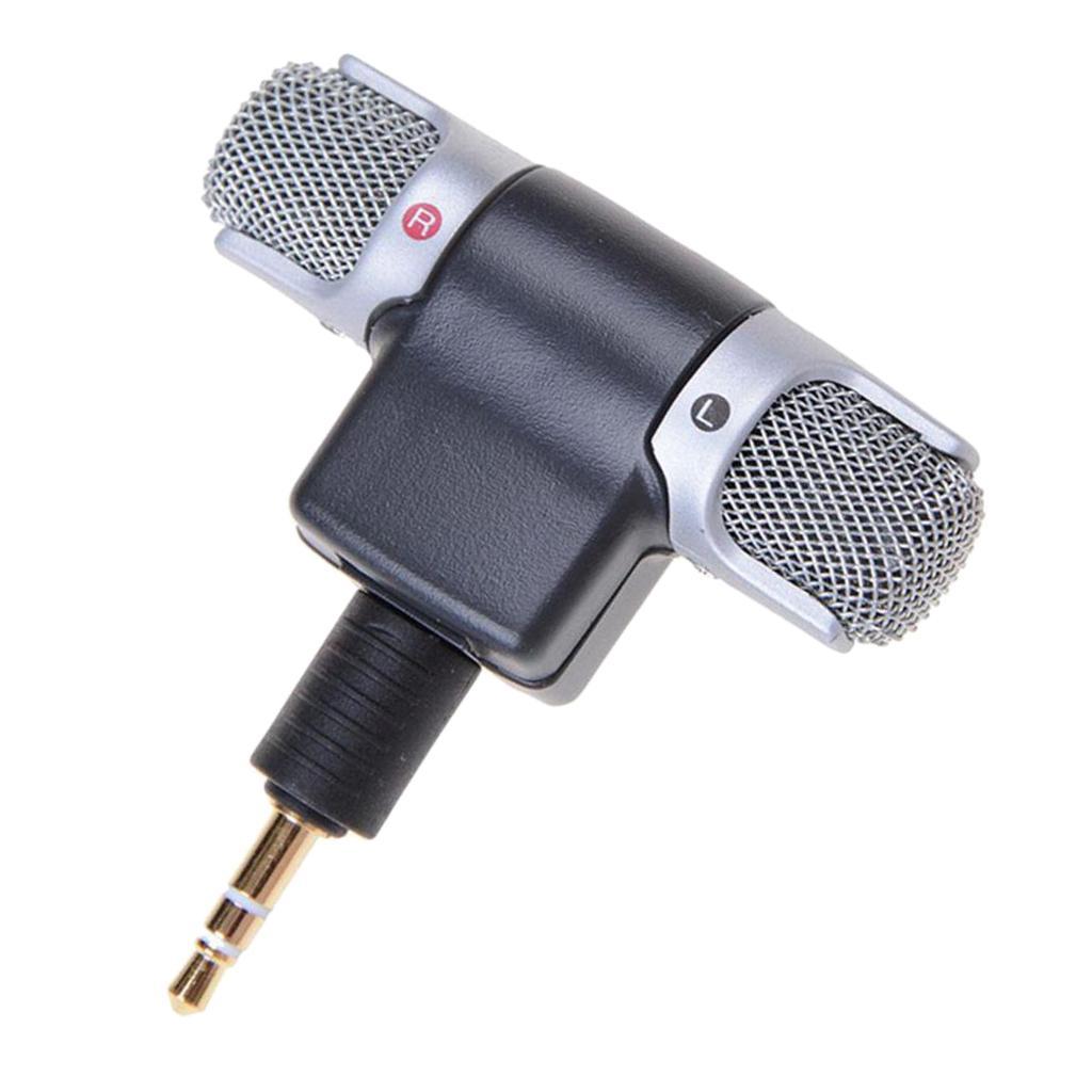 Mini 3.5mm  Stereo Microphone Electret Condenser Microphone for Mobile Phone