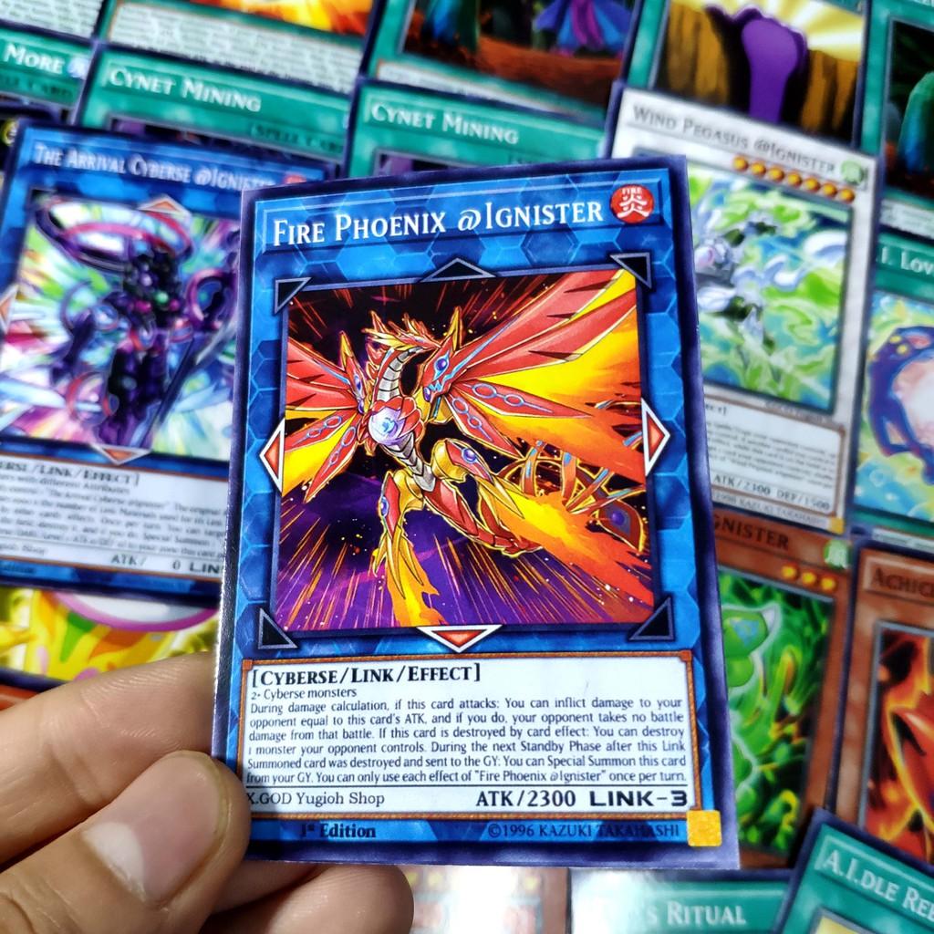 Bài Yugioh ️️ Thẻ bài Yugioh VRAINS Ignister deck 54 lá