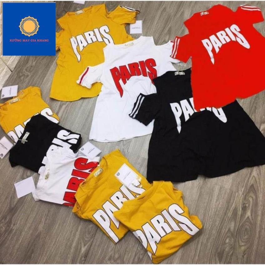 Áo thun bé gái thời trang dáng cánh dơi, hở vai, form xòe rộng . Gia Khang