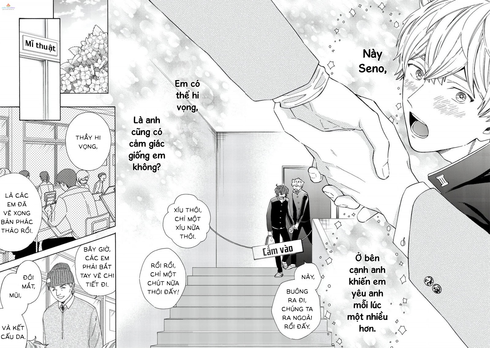 ngôi sao hạng nhất được vẽ bằng nụ hôn chapter 4 17