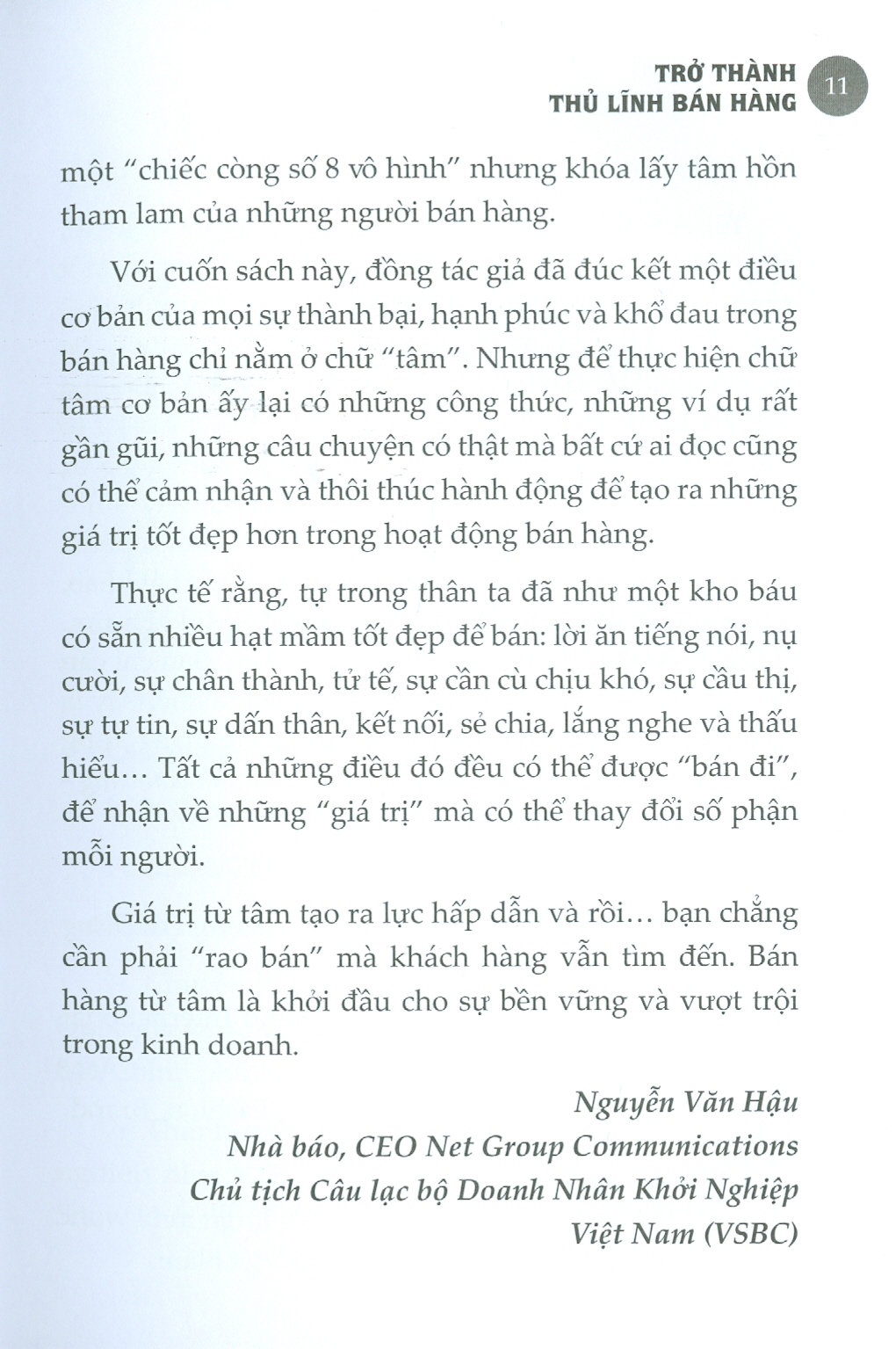 Trở Thành Thủ Lĩnh Bán Hàng - Bán Hàng Từ Tâm Nâng Tầm Thương Hiệu