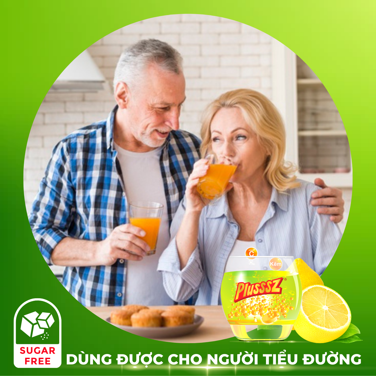 Viên sủi Plusssz Max Vitamin C & ZinC bổ sung vitamin C và kẽm vị chanh không đường hỗ trợ đề kháng, vững vàng sức khỏe .