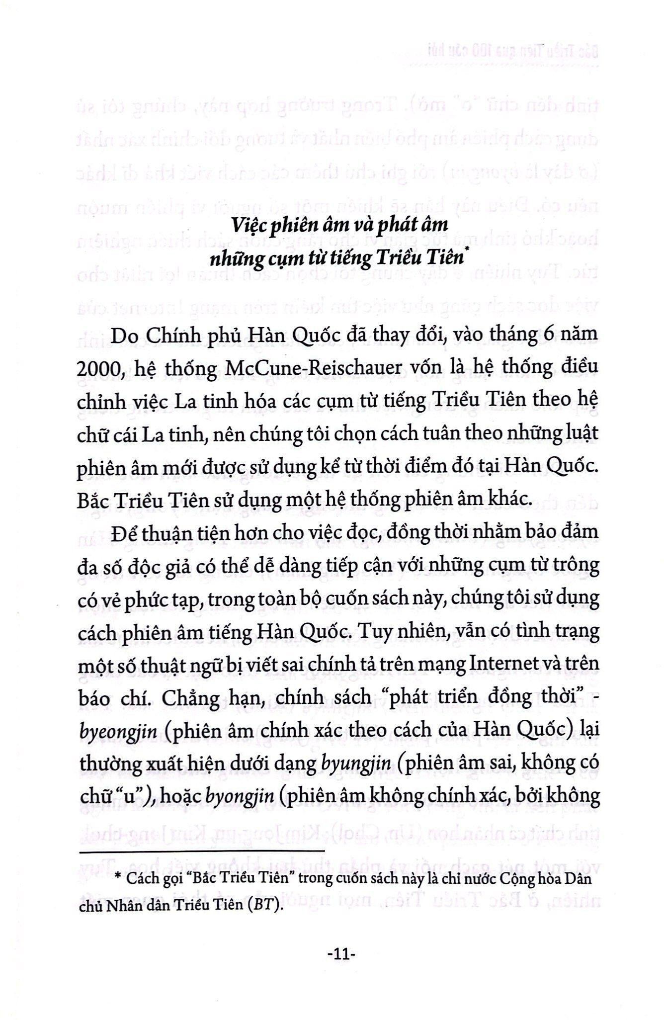 Bắc Triều Tiên Qua 100 Câu Hỏi