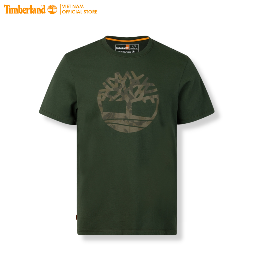 [Original] Timberland Áo Thun Men's AF TFO SS Camo Tree Logo Tee (Non-Ringer) TB0A6DVKEN