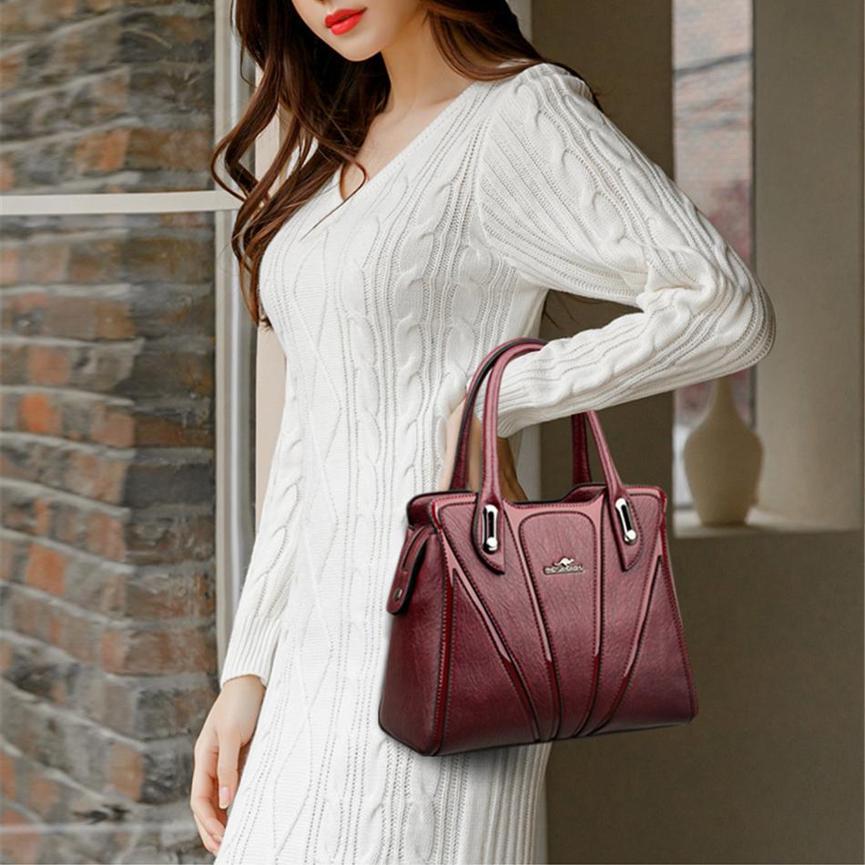 Sắc Một Chính Bolsa Feminina Da Đeo Chéo Túi Xách Cho Nữ 2021 Túi Tay Thiết Kế Chất Lượng Cao Túi Đeo Vai Nữ