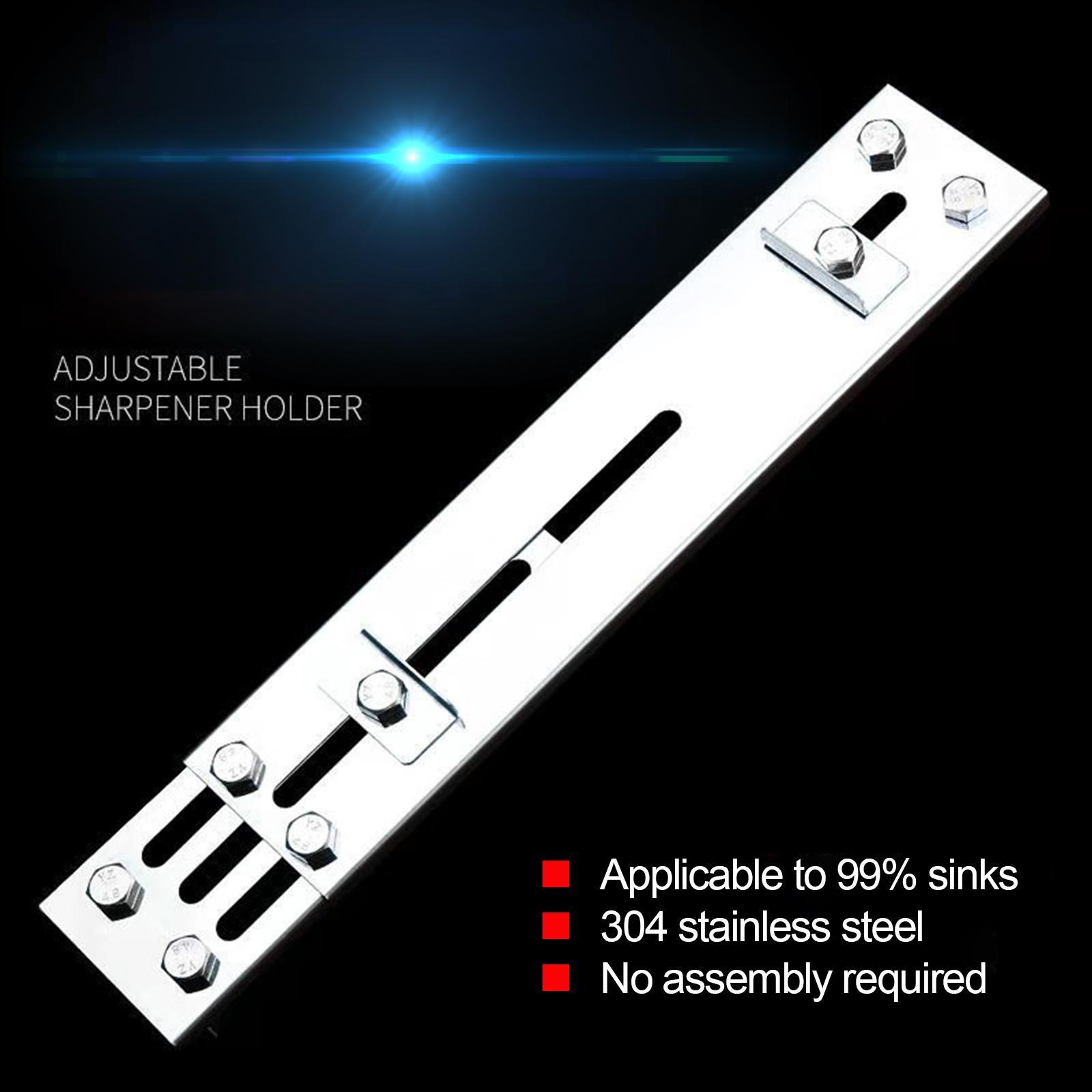 Sharpening Stone Holder Kitchen Sink Rack Adjustable for Household Tools