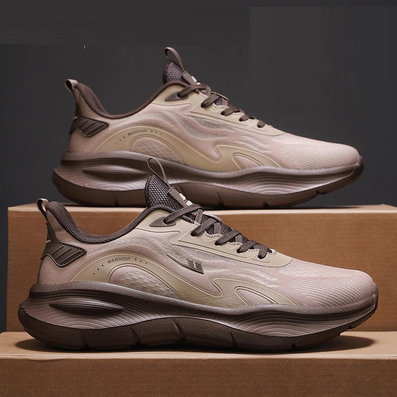 Giày thể thao nam, giày chạy bộ đế êm nhẹ, thoáng khí đế cao su đúc, chống trơn trượt hạn chế mòn – BEE GEE – GNA2051