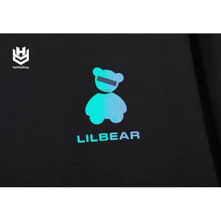 Áo Thun Phản Quang Gấu LilBear Cotton 75% Form Rộng Unisex Nam Nữ Rẻ Đẹp KIS OFFICIAL