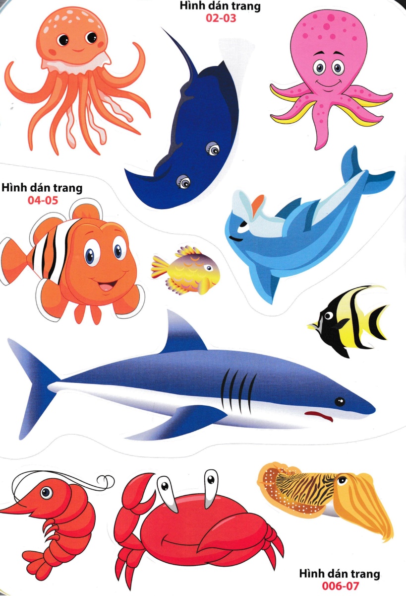 Sticker Dán Hình Thông Minh - Đại Dương Huyền Bí _VT