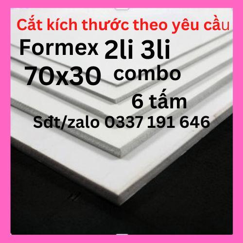 Combo 6 tấm Bìa mô hình 50cmx70cm - 2mm 3mm