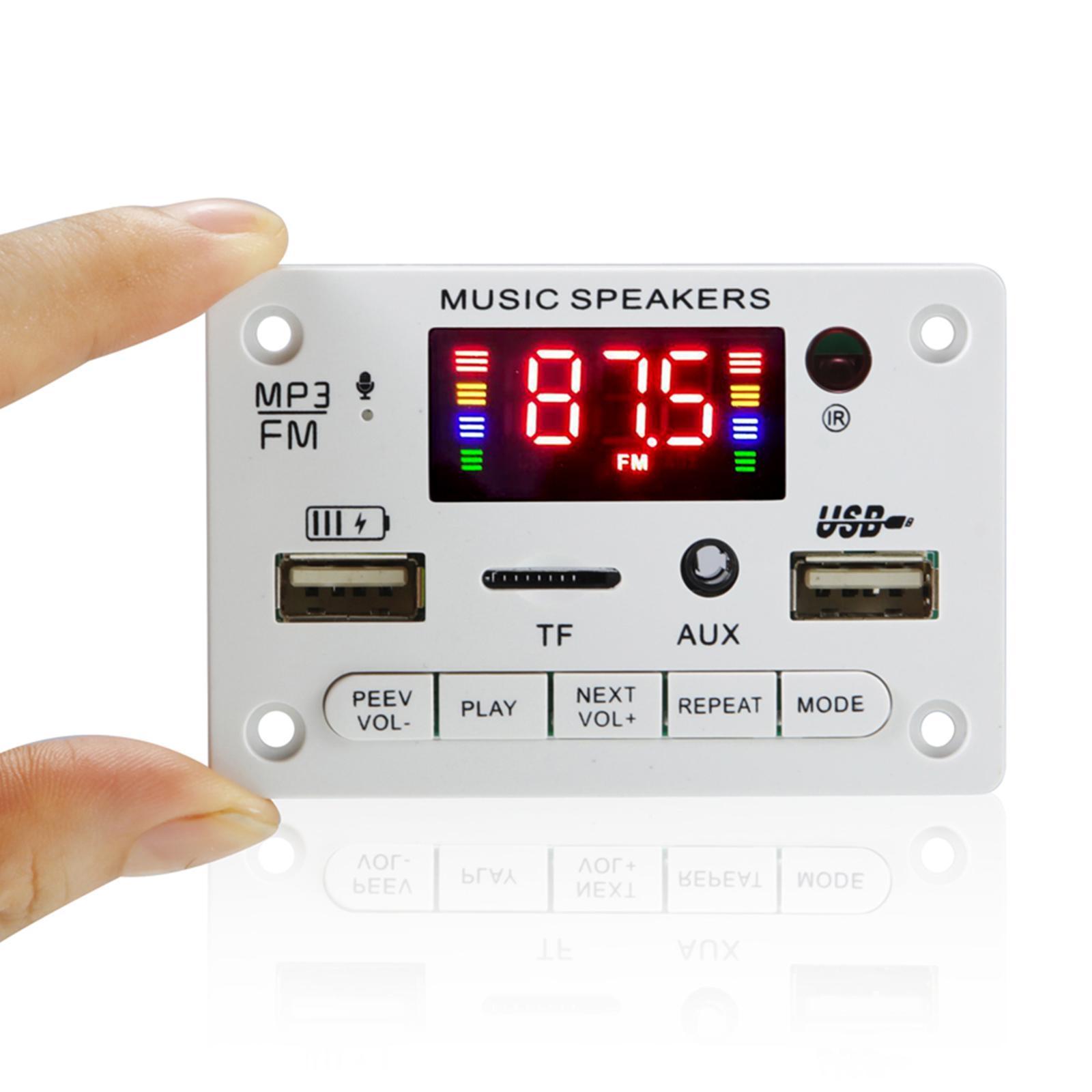 MP3 Player Decoding Board Module Free MP3 Player Accessories Black