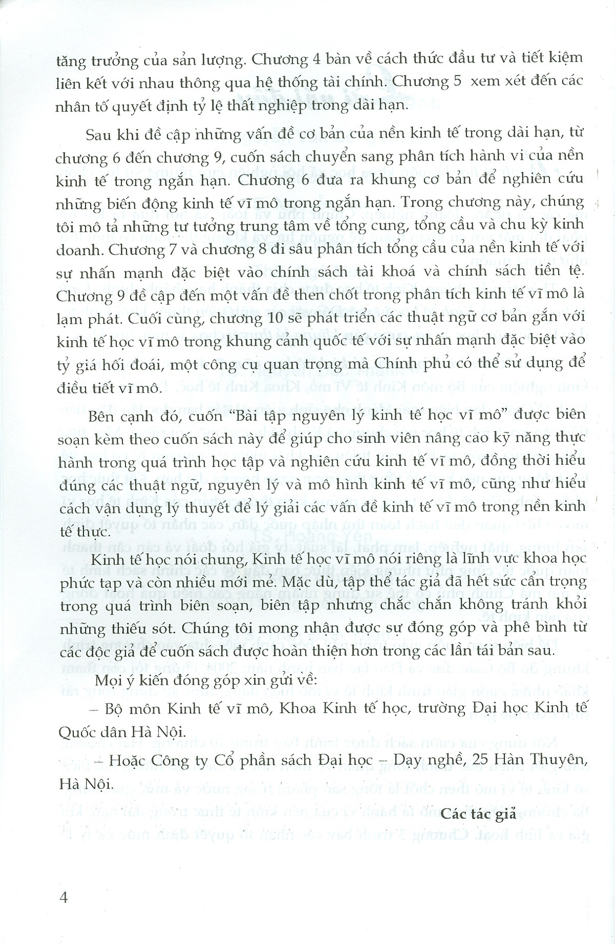 Giáo Trình Nguyên Lý Kinh Tế Học Vĩ Mô (Sách dùng cho sinh viên các trường đại học, cao đẳng khối kinh tế)