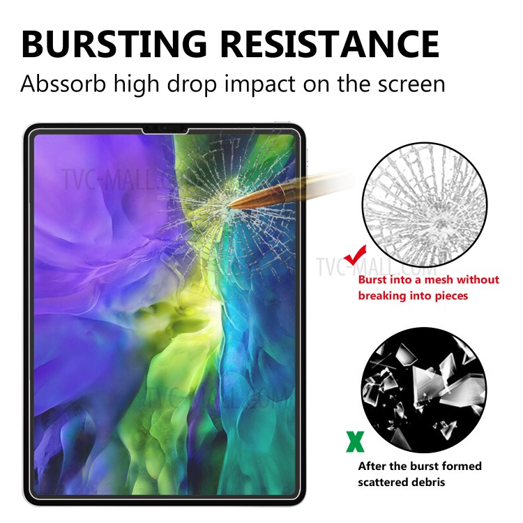 Kính cường lực full màn hình cao cấp cho iPad Pro 11-inch 2018/ 2020/ M1 2021 Hàng chính hãng