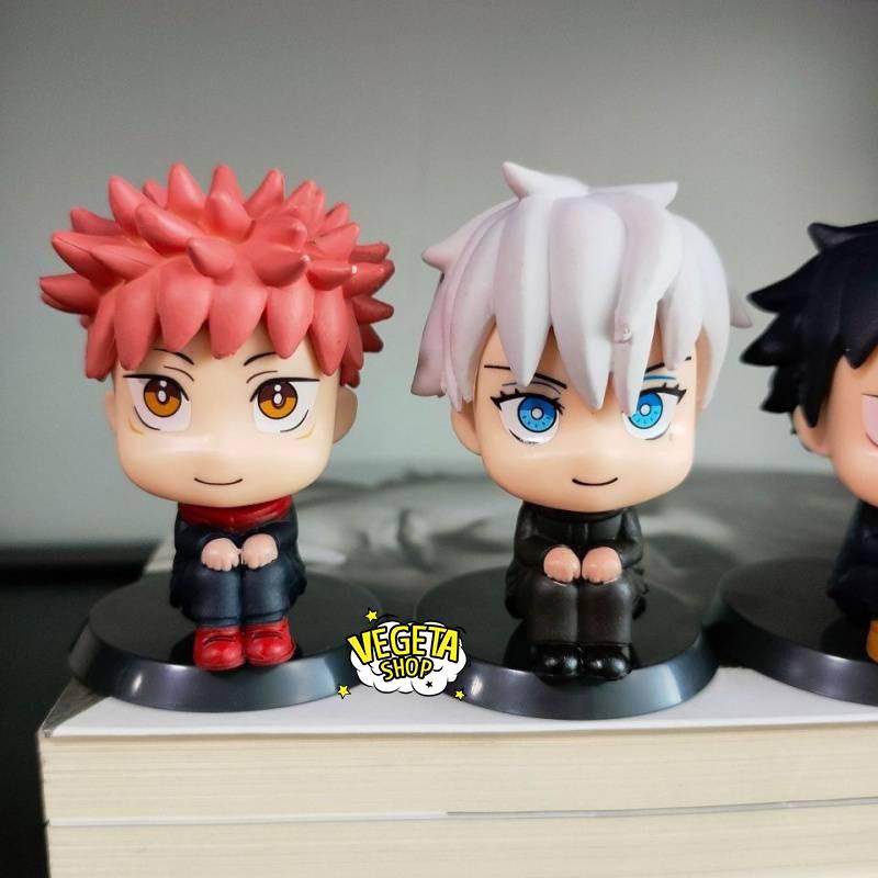 Mô hình Jujutsu Kaisen - Chú thuật hồi chiến - Yuji Itadori Megumi Fushiguro Nobara Kugisaki Satoru Gojo - Cao 7cm