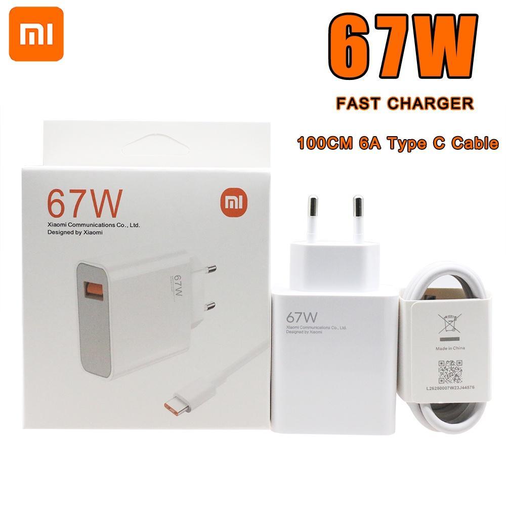 Bộ Sạc Nhanh Chuyển Đổi Nguồn Điện 67W 6A Type C Cho Xiaomi 11 12 Ultra Poco X3 X4 Pro F3 Redmi Note 11