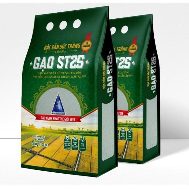 Gạo ST25 thương hiệu Vinaseed túi 5kg