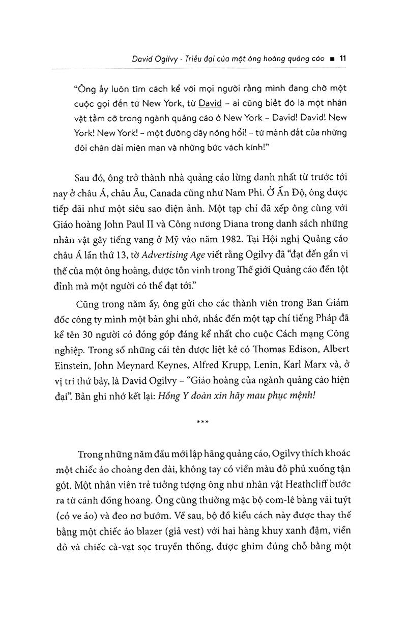 Sách David Ogilvy - Triều Đại Của Một Ông Hoàng Quảng Cáo