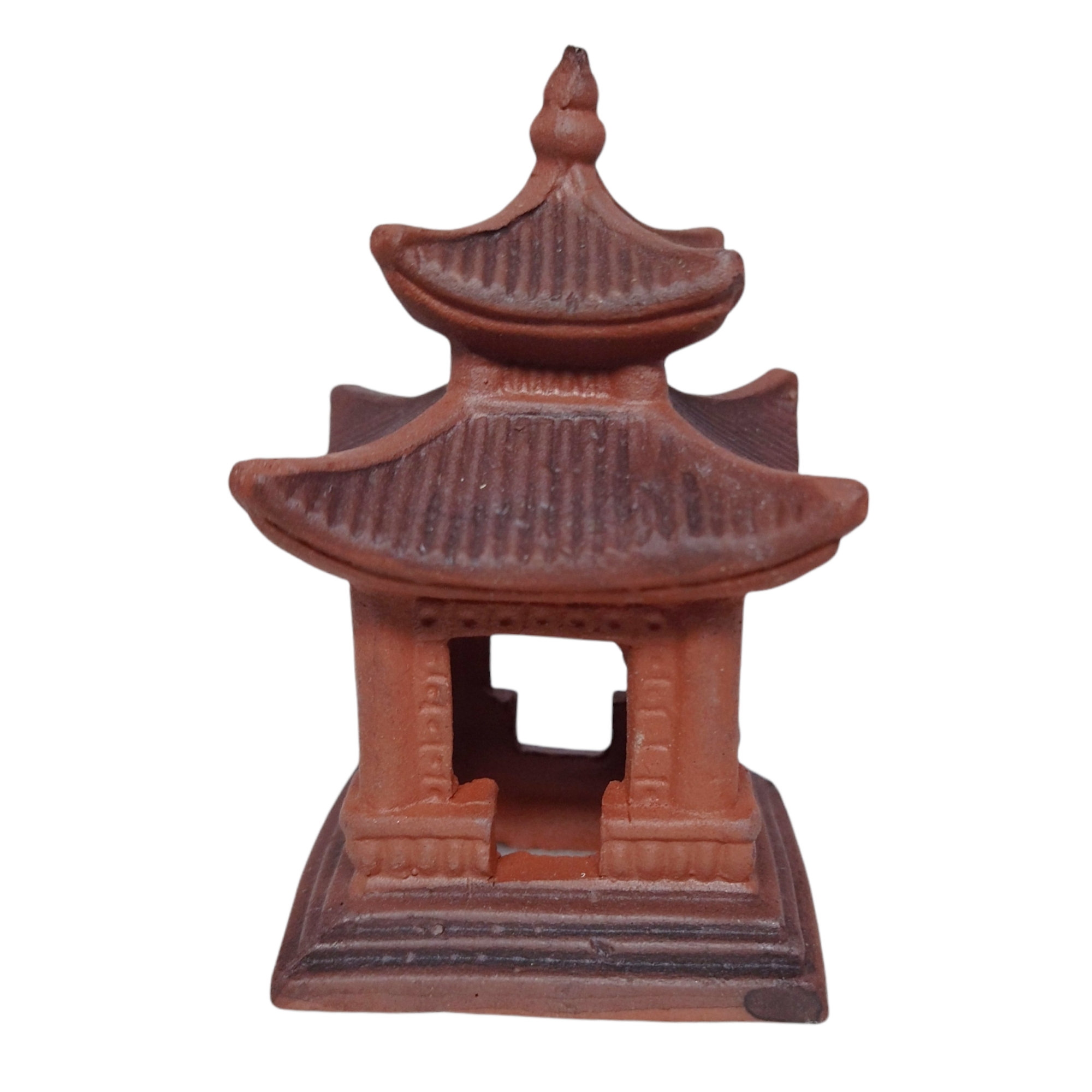 Tượng Tháp Vuông Gốm Bát Tràng Trang Trí Tiểu Cảnh, Sân Vườn, Decor Non Bộ, Bể Cá, Cây Cảnh Bonsai - Tinh Tế, Bền Đẹp