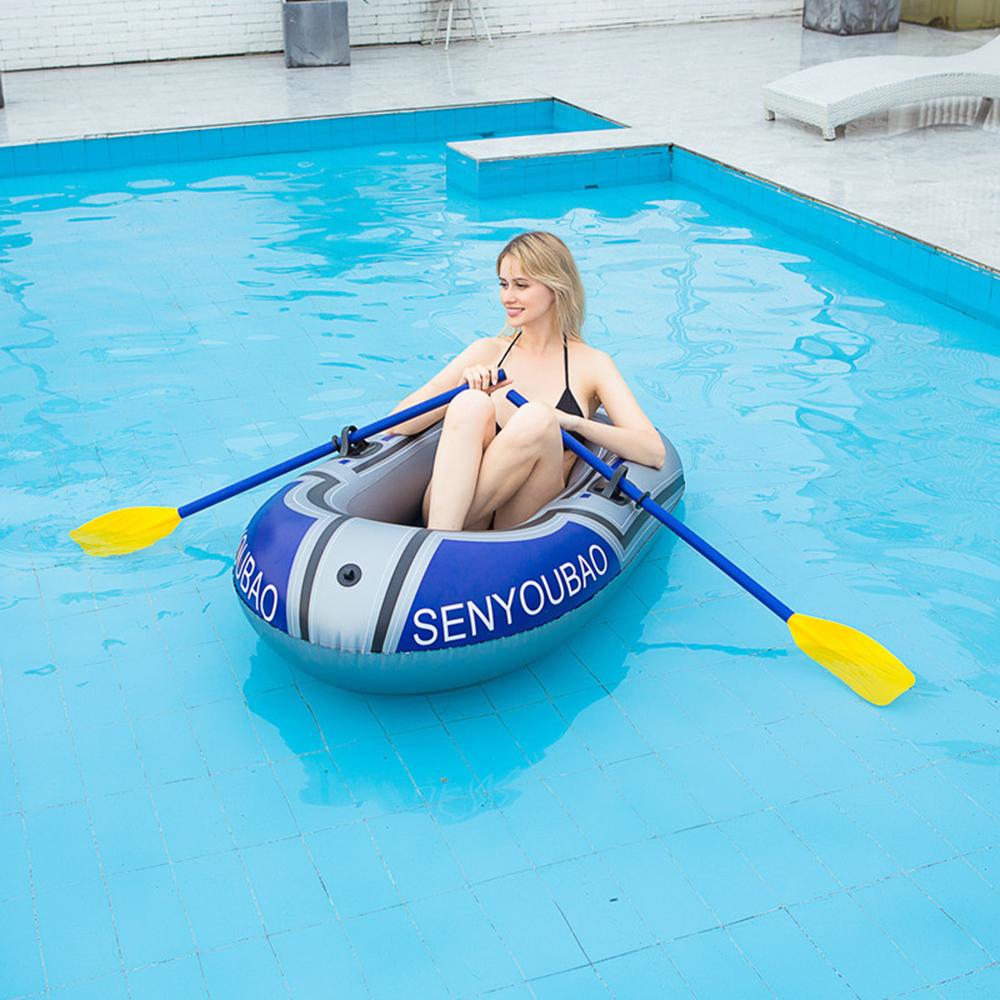 Thuyền bơm hơi di động, chất liệu PVC siêu bền, có thể tiện mang đi