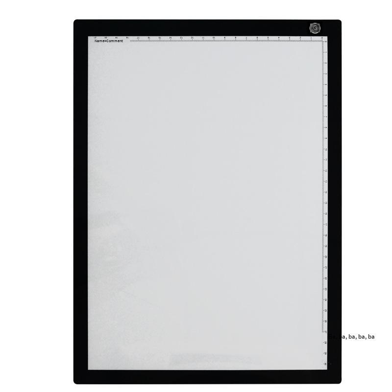 Phong cách mới nhất Jishengke hoạt hình a4a3 chép bảng led chép tranh bảng thư pháp xuyên viết phát sáng bàn dụng cụ mở rộng