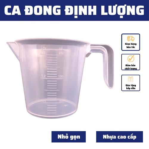 Ca đong định lượng 250ML có chia vạch bằng nhựa trong suốt cao cấp đồ dùng ly đong pha chế sữa,nước nhỏ gọn tiện lợi