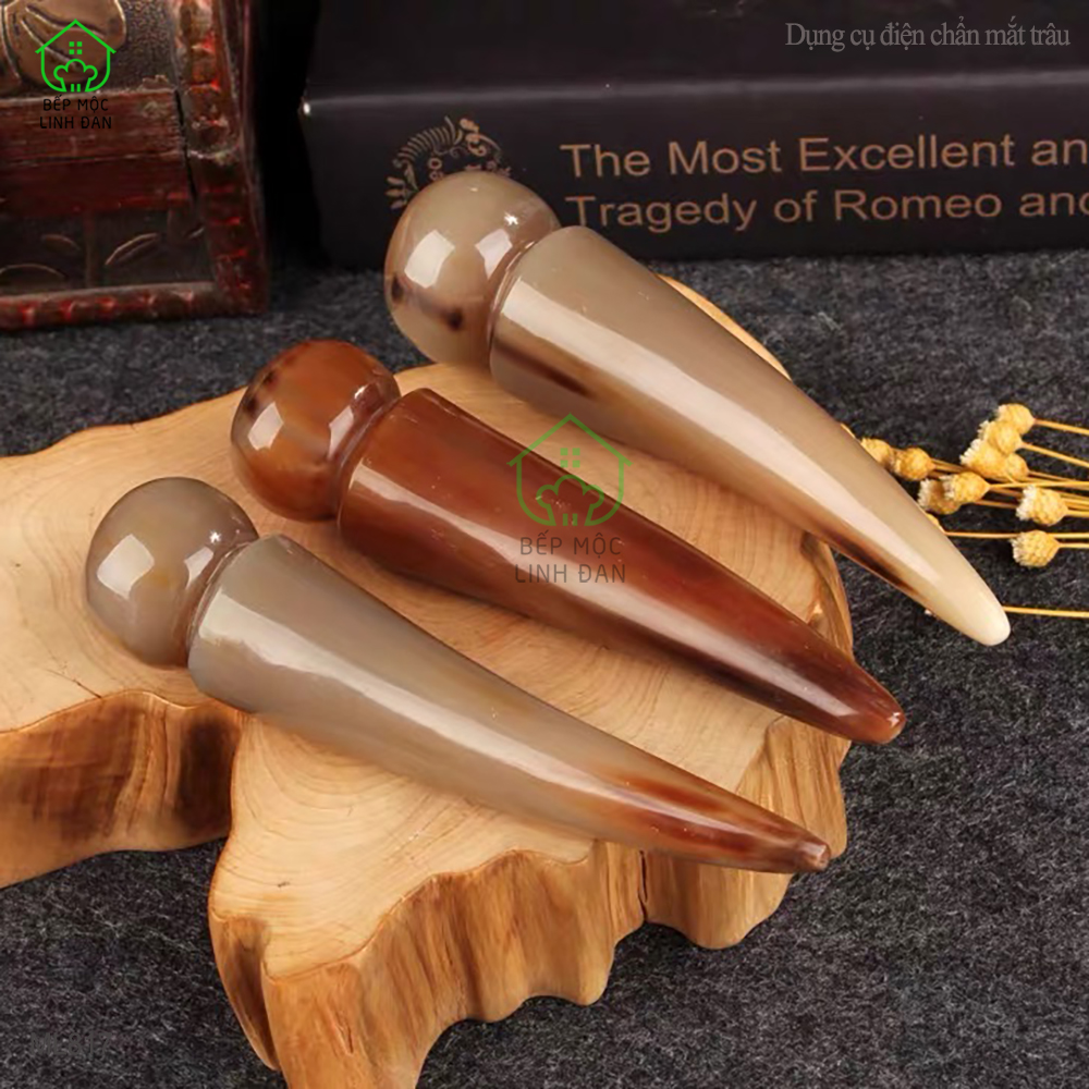 Dụng Cụ Điện Chẩn Bằng Sừng - Day Ấn Huyệt/ Gan/ Mật Đả Thông Kinh Mạch [ML817