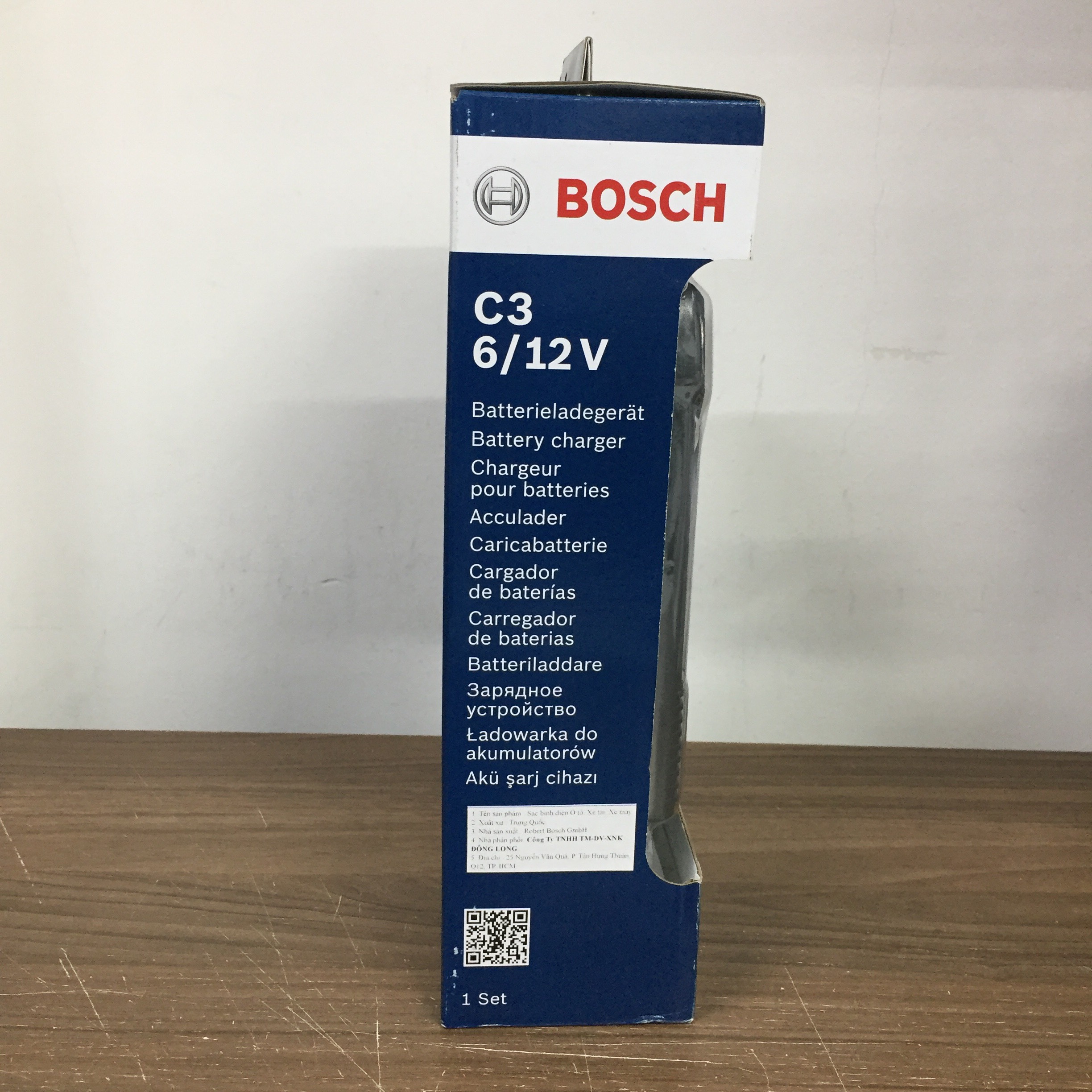 Máy Sạc Bình Ắc Quy BOSCH C3 Cho Ô Tô Xe Máy (6V – 12V) – Có 04 Chế Độ Sạc - Hàng Chính Hãng