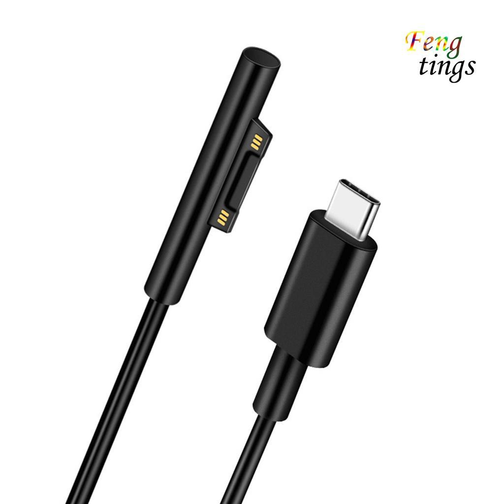 Dây cáp sạc 3A Type-c 1/1.5/1.8m cho laptop Surface Pro 3/4/5/6