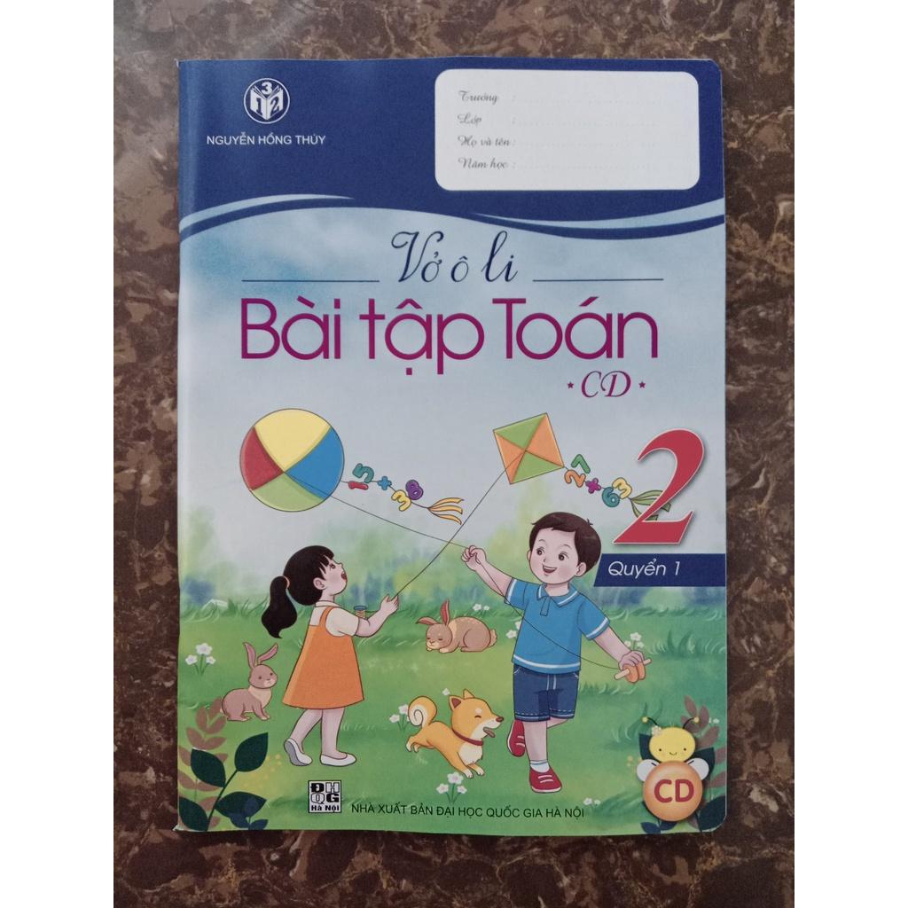 Sách - Vở ô li bài tập toán lớp 2 - Quyển 1