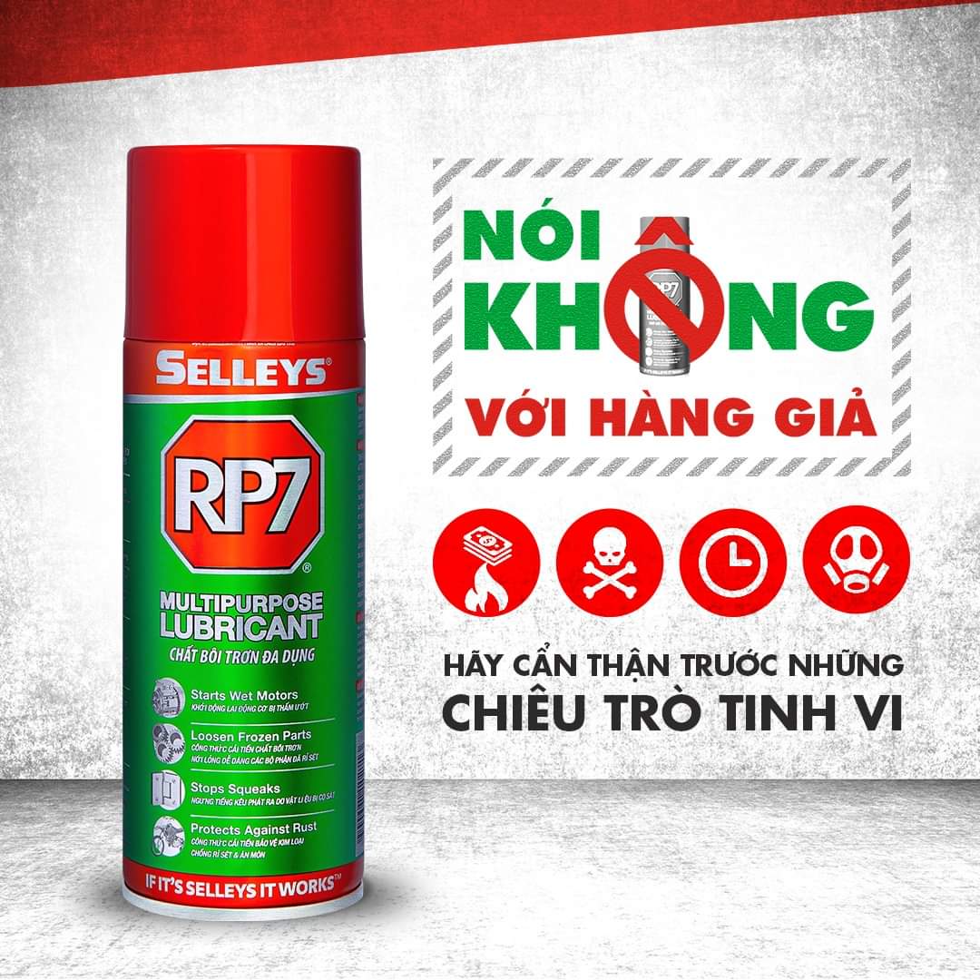 [RP7 MẪU CŨ] RP7 Xịt Bôi Trơn Và Bảo Vệ Thiết Bị Chống Rỉ Sét RP7. Xịt Đa Năng RP7 Chống Sét Cho Mọi Vật Dụng Ecoshine