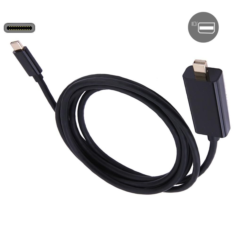 Cáp chuyển Usb Type-c ra Mini Displayport cho màn hình hỗ trợ độ phân giải 4K - cáp dài 1m8 - Hồ Phạm