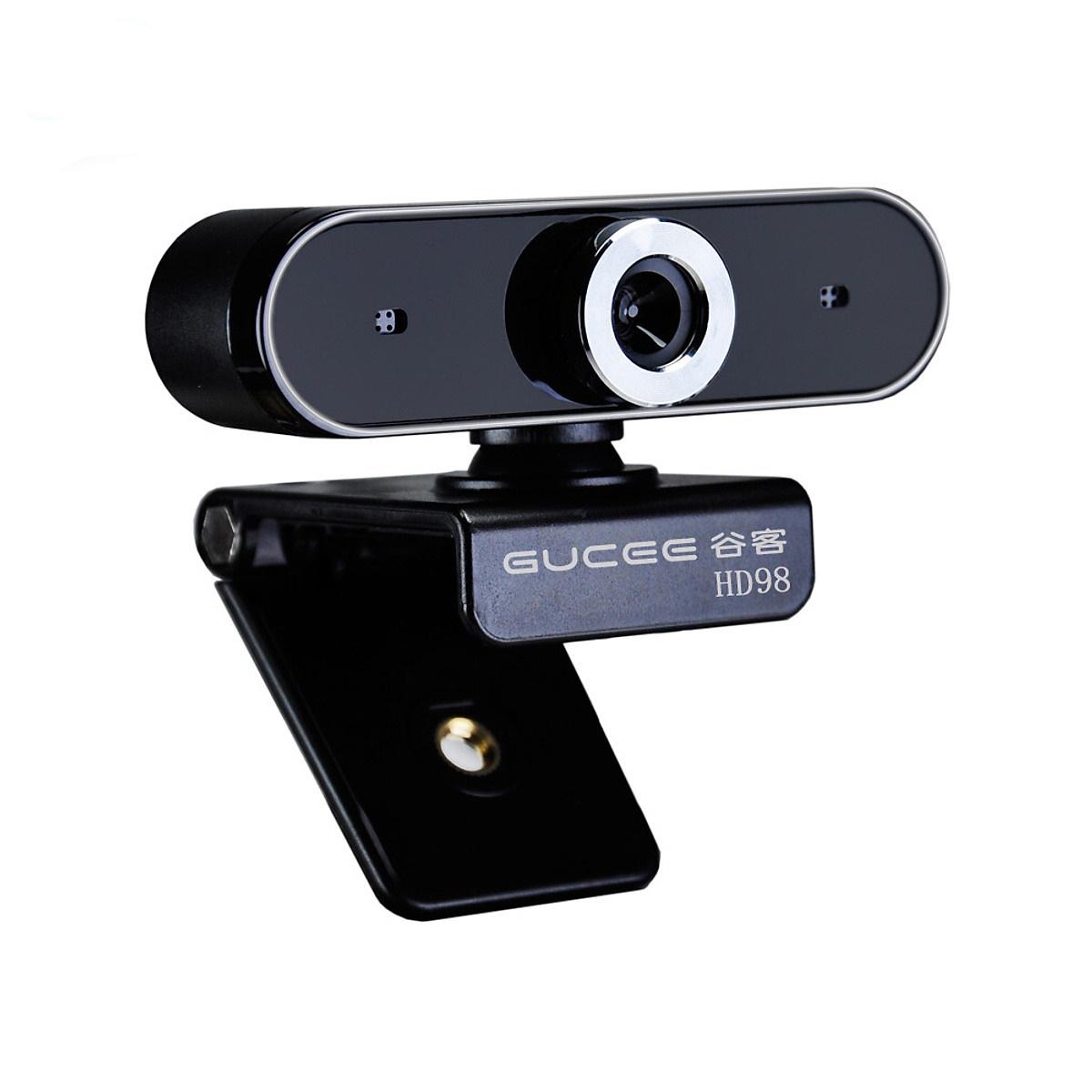 Webcam Gucee HD98 xoay 360 độ , 12 MP, lấy nét bằng tay , tích hợp micro