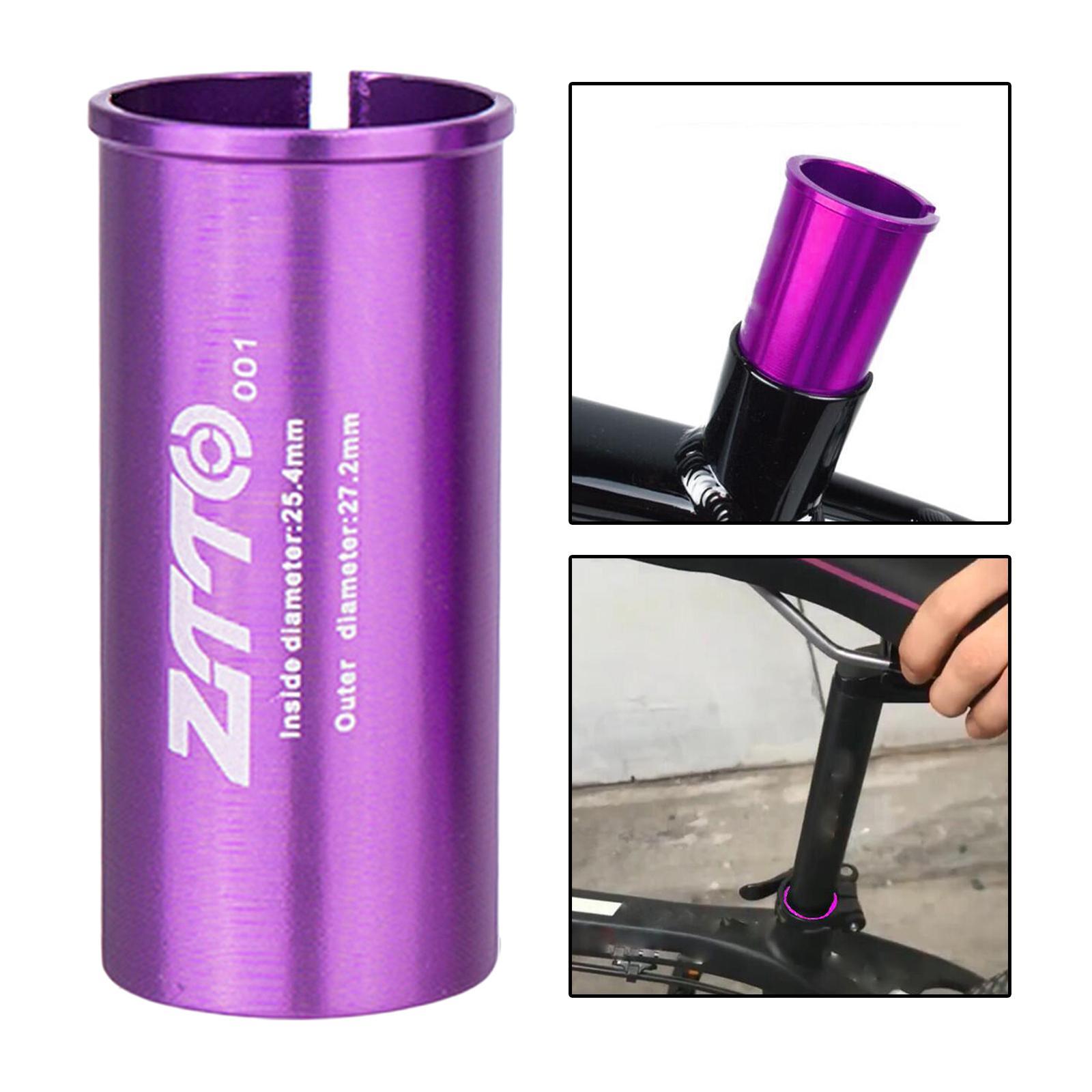 2x Seatpost Shim Seat Post Tube Sleeve Adapter 25.4mm 27.2mm 28.6mm 30.4mm 30.8mm 31.6mm 33.9mm 34.9mm for Mountain Bike,Road Bike,,BMX, Gear