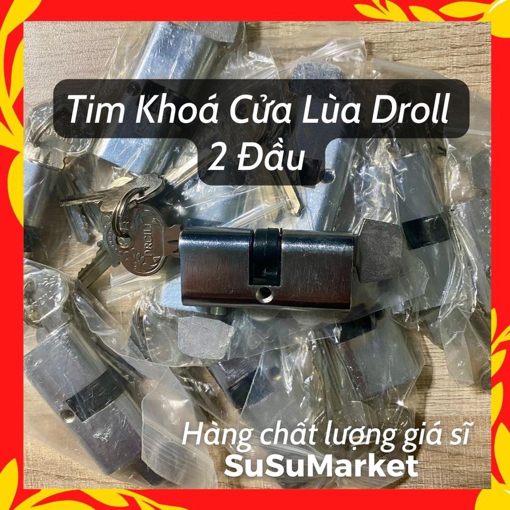 Lõi khoá cửa lùa droll 1 đầu 2 đầu | Thay thế dễ dàng | Top bán chạy