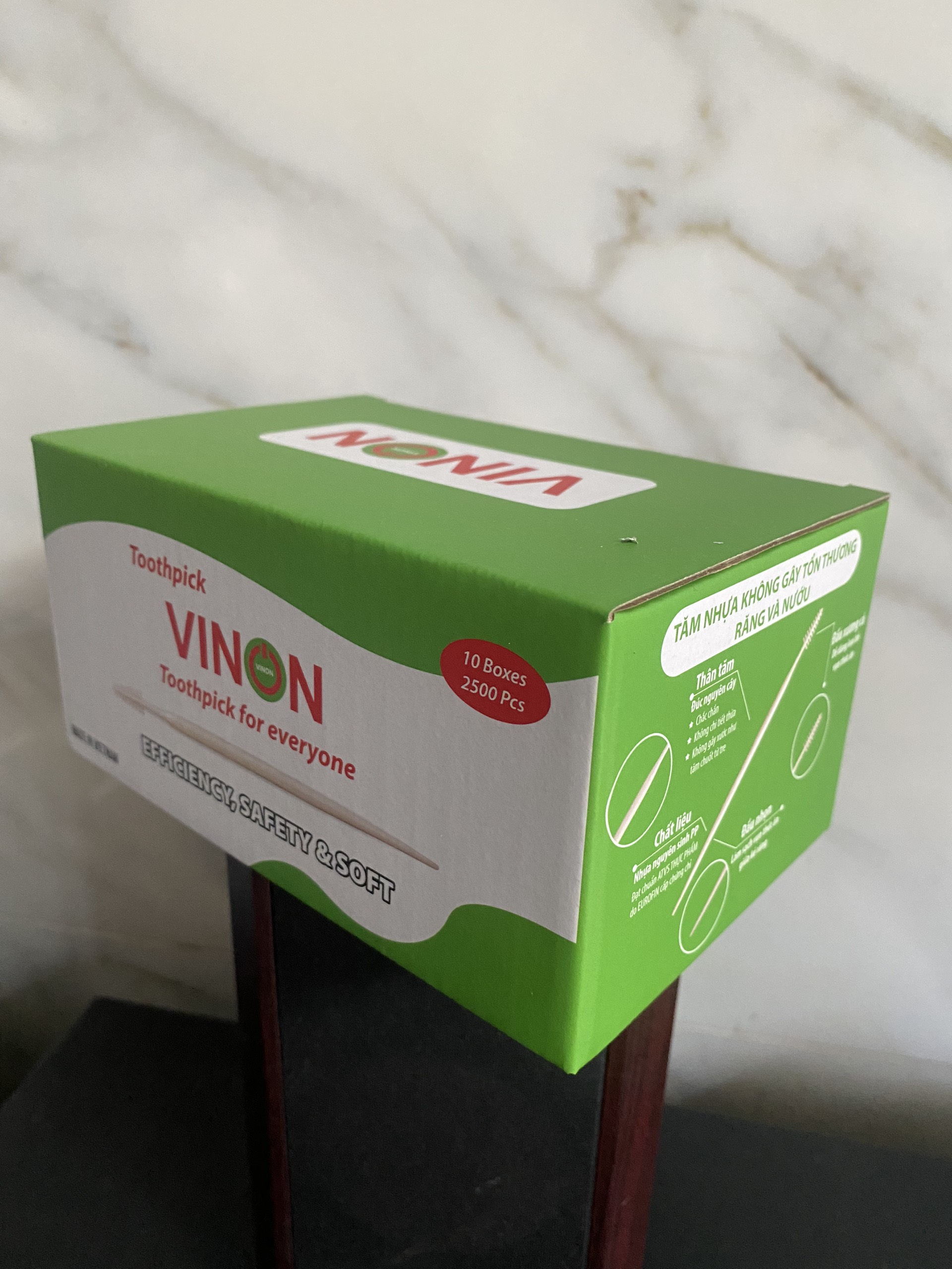 Tăm Vinon - Lựa Chọn Hoàn Hảo Cho Răng Miệng (hộp 250 tăm)