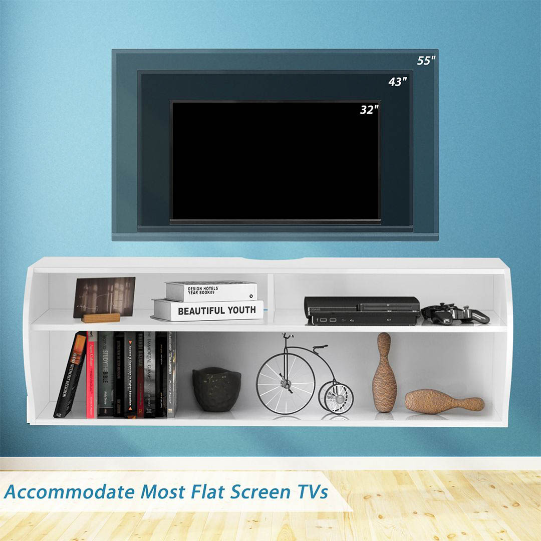 Kệ tivi gỗ hiện đại SMLIFE Tachija | Gỗ MDF dày 17mm chống ẩm | D120xR40xC40cm
