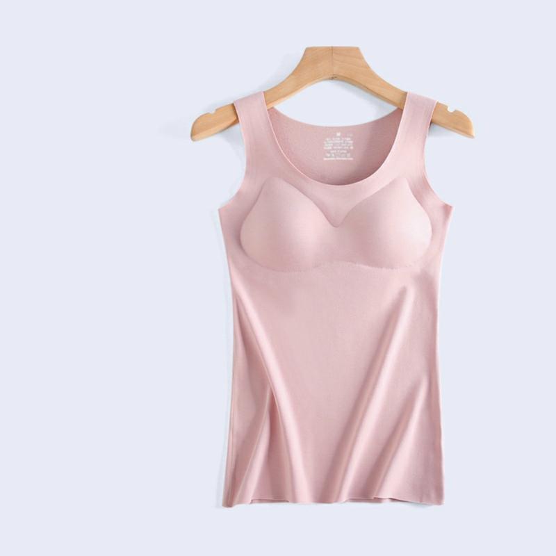Quần Lót Sinh Nhiệt Mùa Đông Liền Mạch Nhiệt Nữ Áo Vest Plus Cashmere Đầu Bên Trong Mặc Cho Nữ Áo Lót Nữ Bra Thoải Mái Quần Lót