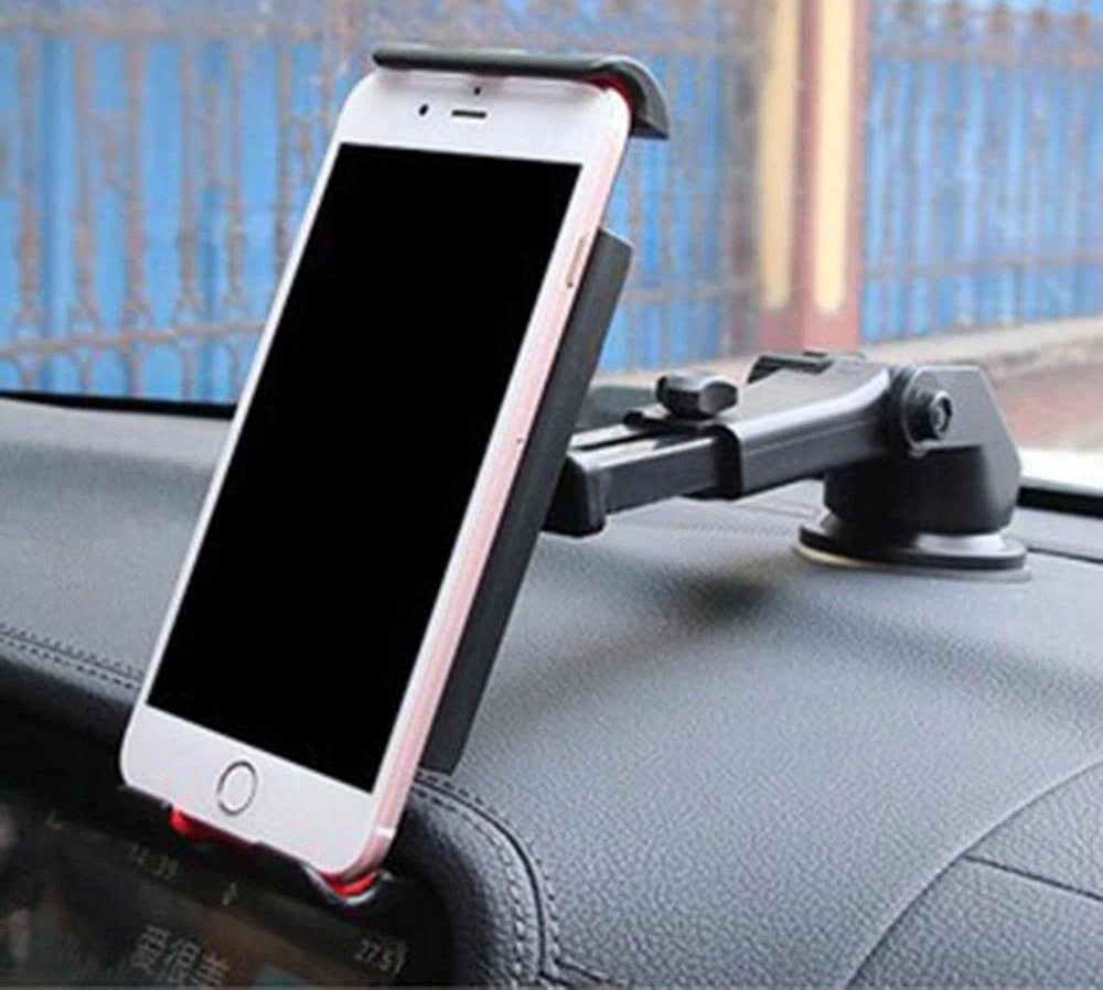 Giá Đỡ iPad, Máy Tính Bảng Trên Xe Hơi Hít Chân Không Cao Cấp - iPad Holder For Car- Hàng nhập khẩu