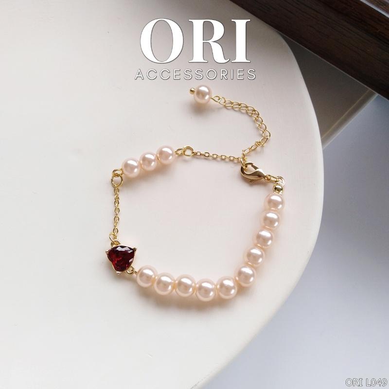 Lắc tay nữ mặt trái tim Helga sang trọng ORI ACCESSORIES L049
