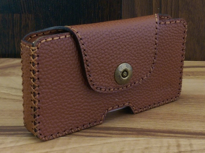 Bao Da Đeo Lưng dành cho Iphone 12 Mini Da Bò Dạng hộp