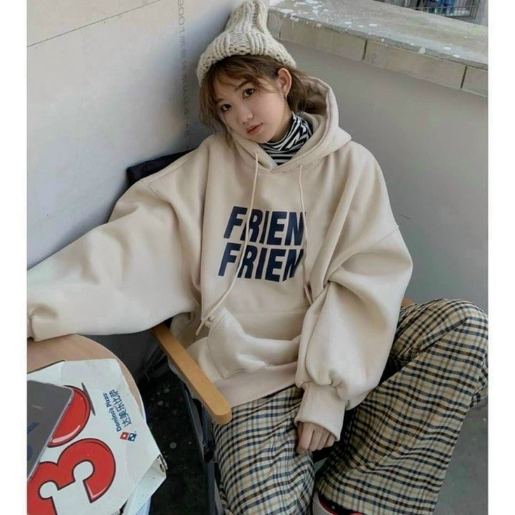 Áo KHOÁC Hoodie TRƠN 4 Màu Nam Nữ Ulzzang Unisex in FRIEN