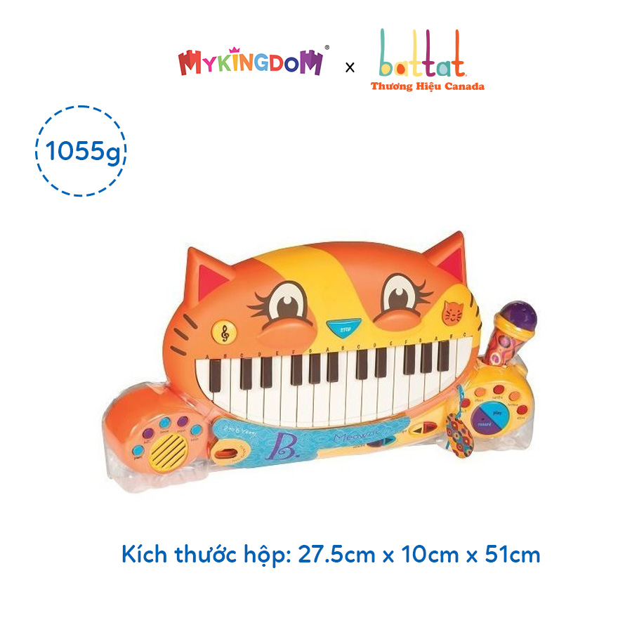 Đồ Chơi Đàn Piano Mèo Con B. Brand BX1025Z