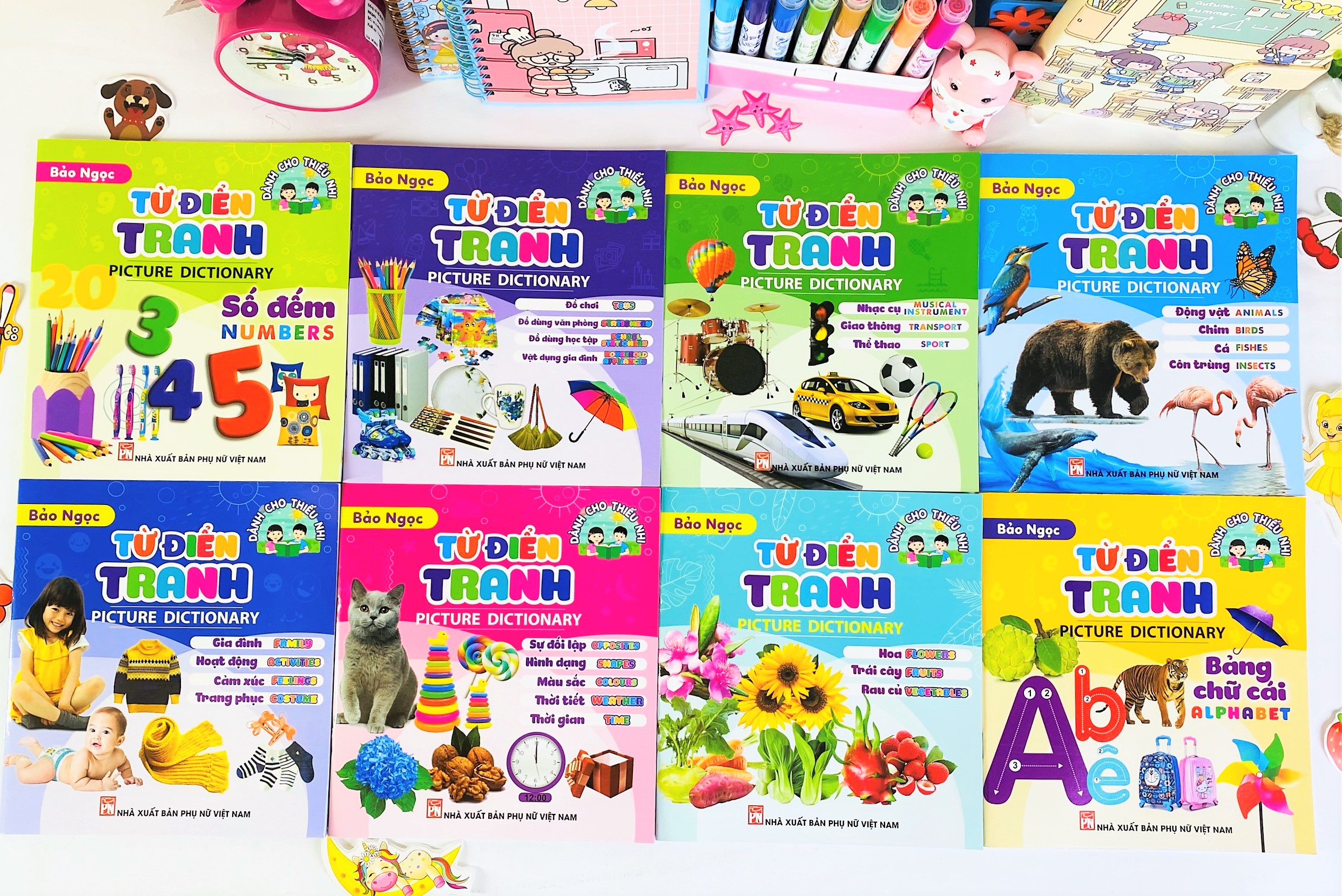 Sách - Combo 8 cuốn Từ điển tranh dành cho thiếu nhi - ndbooks