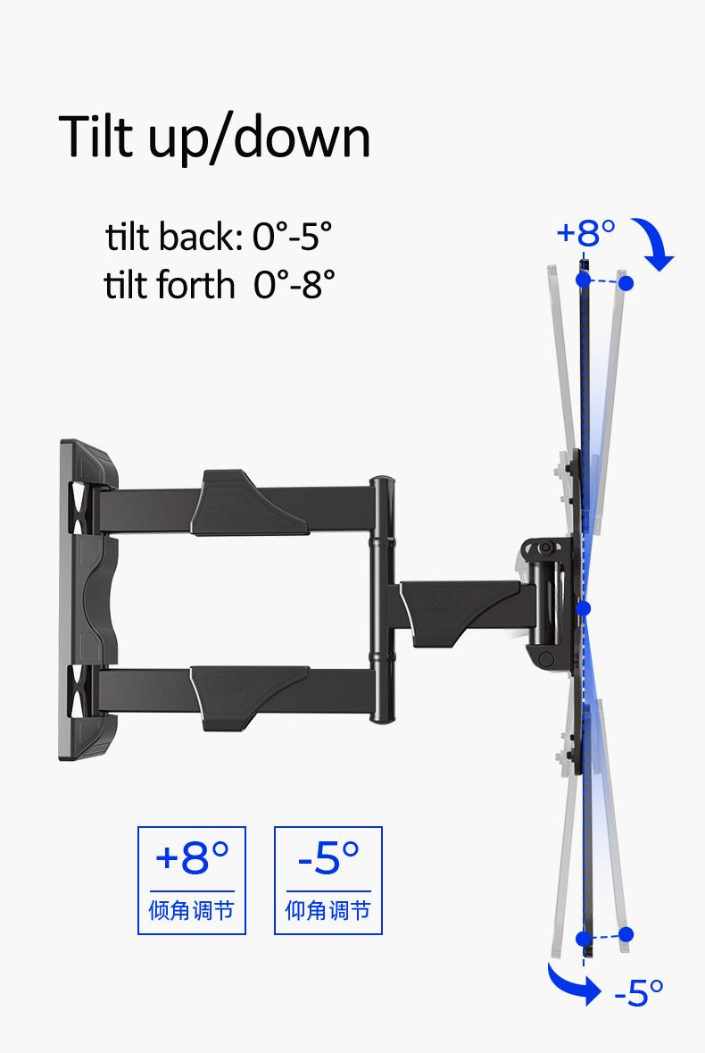 NB Mới P4 32 "-55" có thể thu vào 3 cánh tay đu