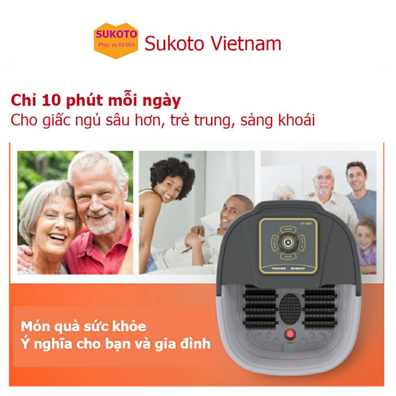 Máy Ngâm Chân Massage Cao Cấp DT-888