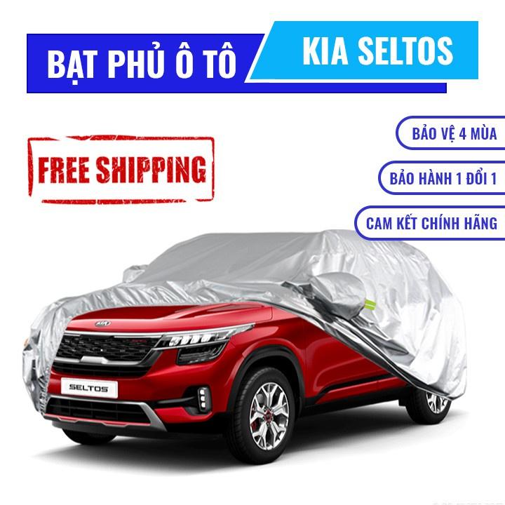 Bạt che phủ xe ô tô 5 chỗ Kia Seltos, Bạt trùm xe hơi 5 chỗ cao cấp chống nắng mưa không thấm nước