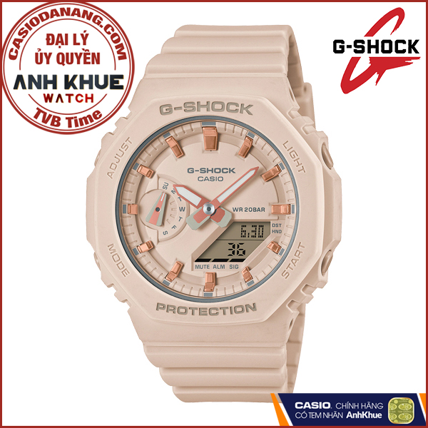 Đồng hồ nữ dây nhựa Casio G-Shock chính hãng GMA-S2100-4ADR (42mm)