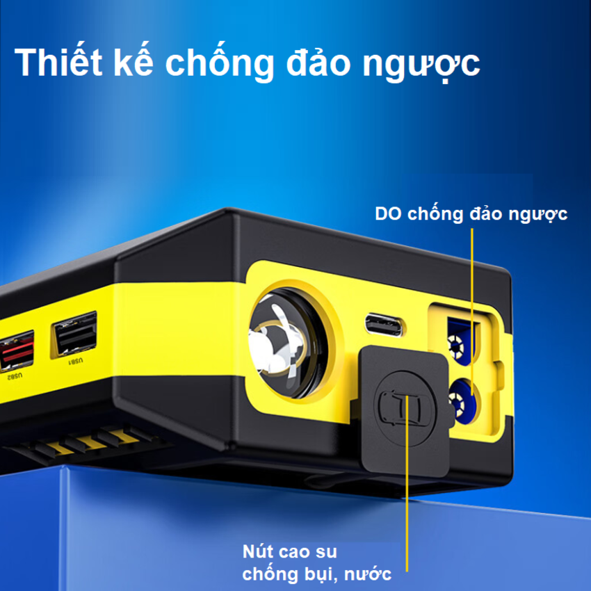 Bộ kích điện ô tô kiêm pin sạc dự phòng Goodyear GY-5358 12000mAh