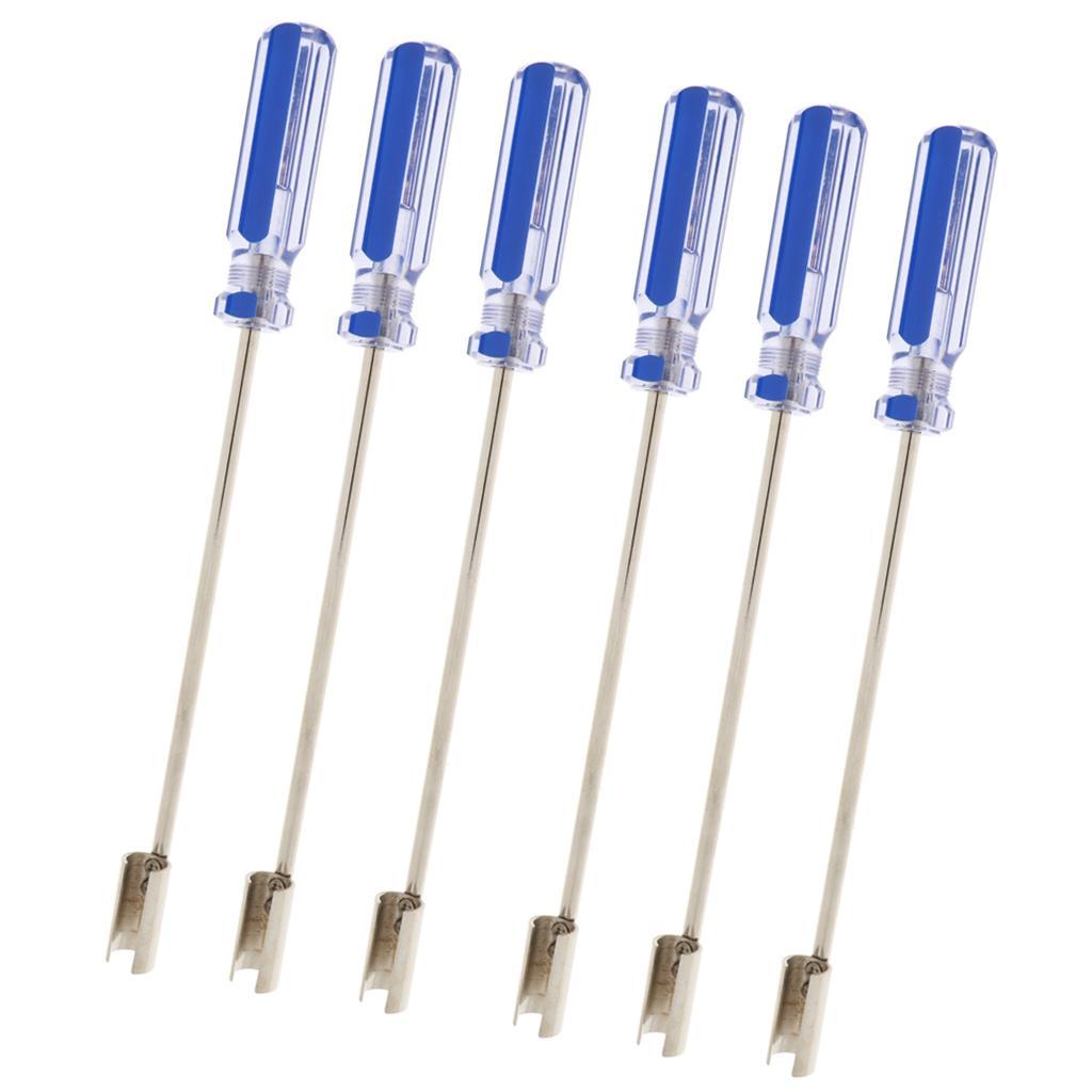 6x Chrome Plating Steel BNC Connector Removal Tool 12inch,Sturdy and Durable