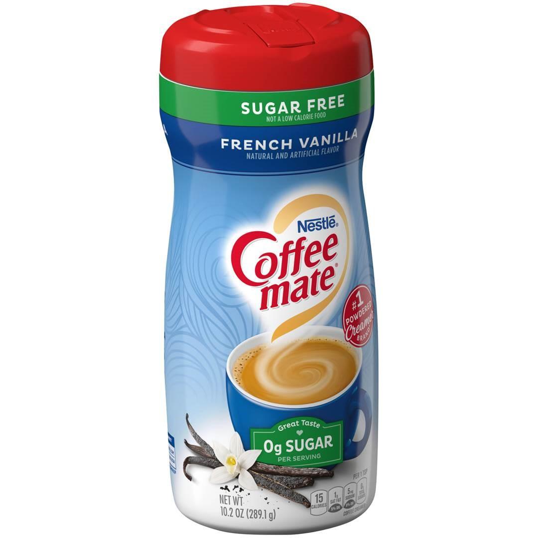 BỘT KEM SỮA KHÔNG ĐƯỜNG VỊ VANILLA Coffee Mate Sugar Free French Vanilla Powder Coffee Creamer 289g (10.2oz)